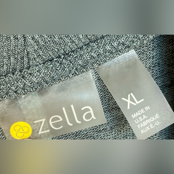 Zella Greenish Gray Mockneck Long Sleeve Top - XL - Picture 5 of 5